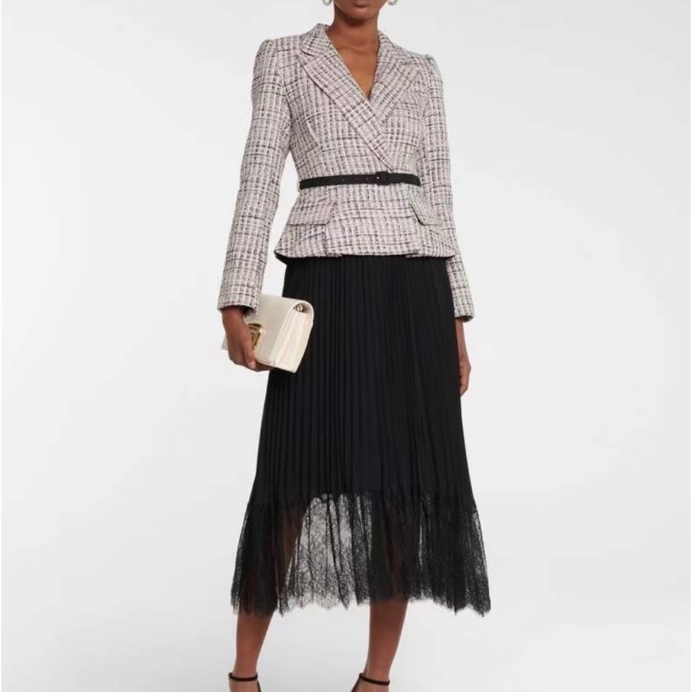 Self Portrait Boucle Style Blazer Dress